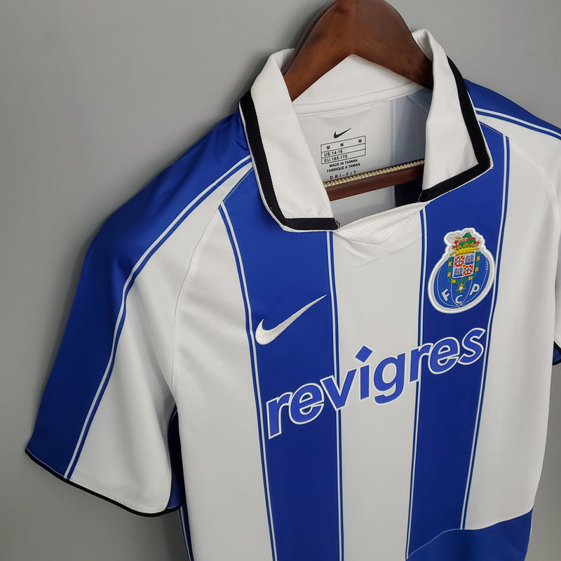 Camisola Retro Home 2003/2004  - Azul e Branco