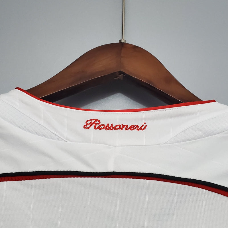 Camisola Manga Longa AC Milan Champions League 06/07 - Branco