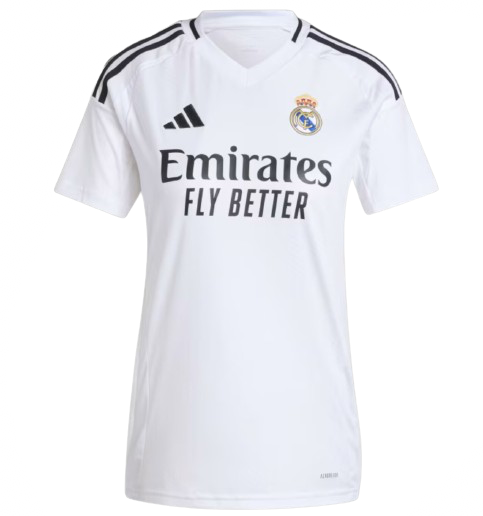 Camisola Feminina Real Madrid I 24/25 - Branco