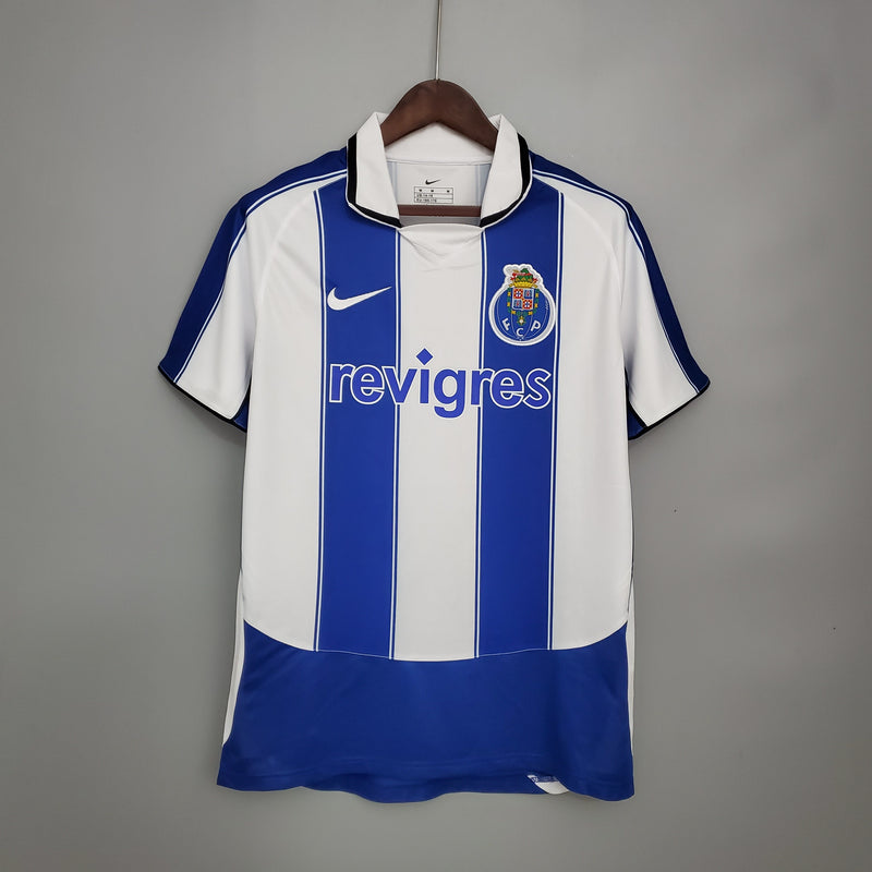 Camisola Retro Home 2003/2004  - Azul e Branco