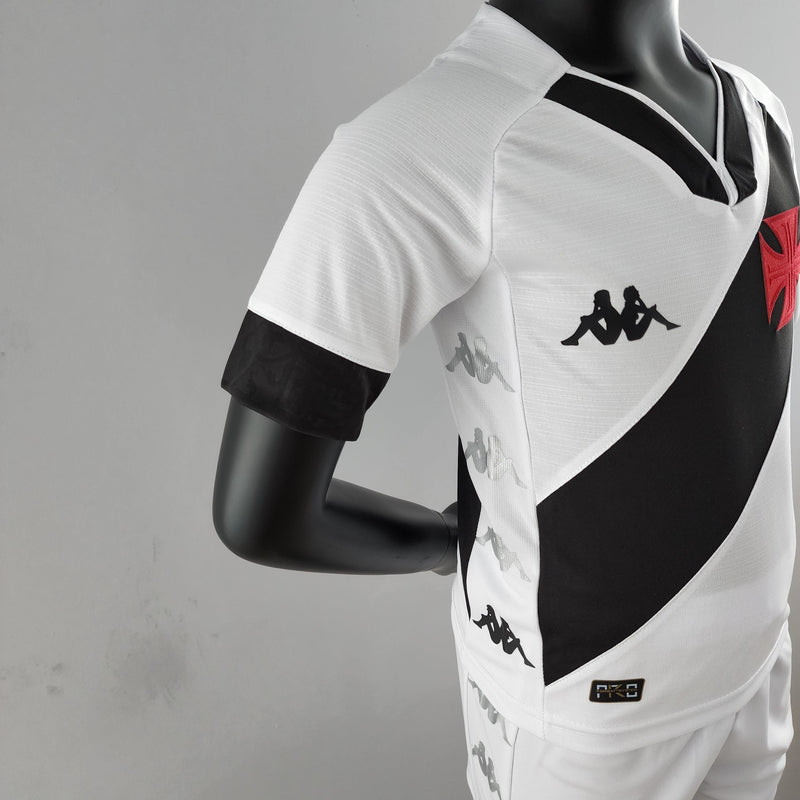 Kit Infantil Vasco 22/23 - Branco e Preto