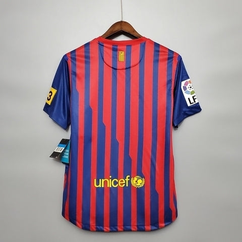 Camisola Barcelona Retrô 2011/2012 - Azul e Grená