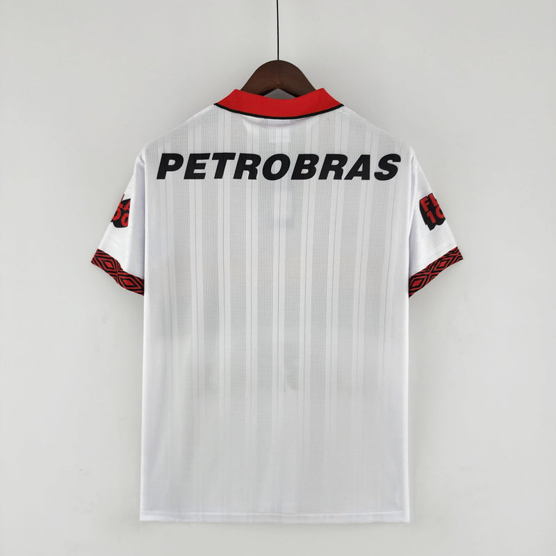 Camisola Flamengo Retrô Away 1995 - Branca