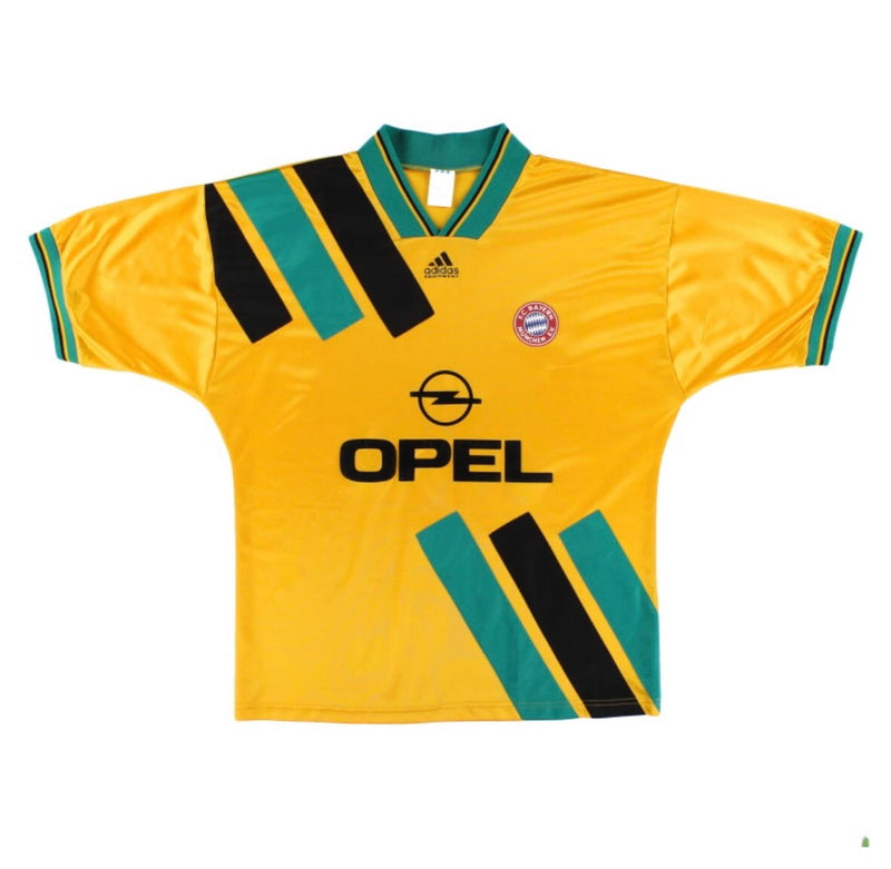 Camisola Bayern de Munique Retrô 1993/1995 - Amarelo