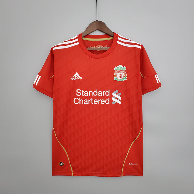 Camisola Liverpool Retrô 2010/2011 - Vermelha