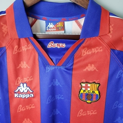 Camisola Barcelona Retrô 1996/1997 - Azul e Grená