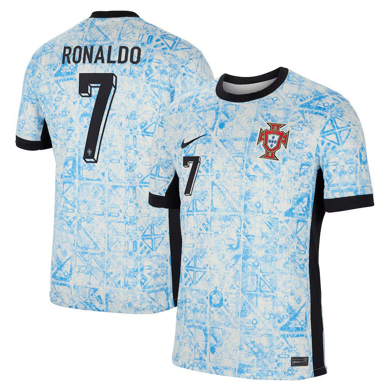 Camisola Portugal 24/25 II - Azul - Ronaldo