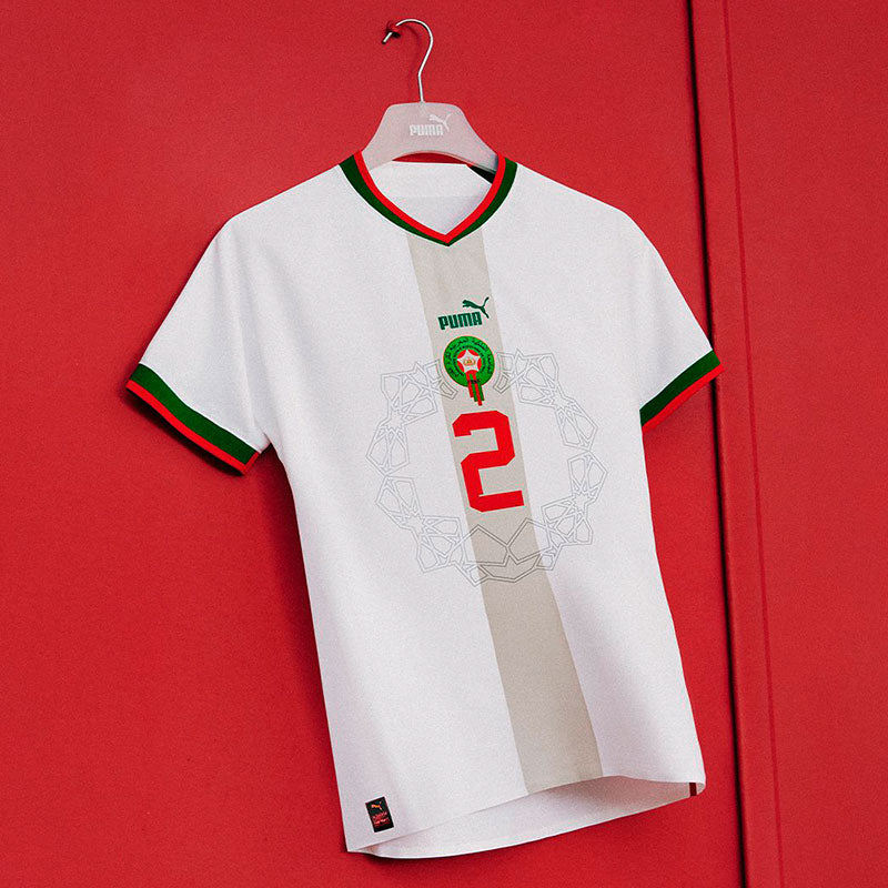 Camisola Seleção Marrocos II 2022 - Branco