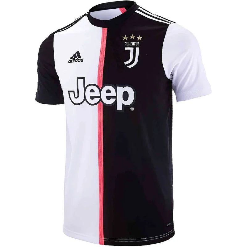 Camisola Juventus Retrô I 19/20 - Branco e Preto