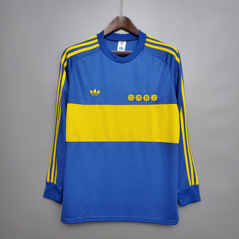 Camisola Manga Longa Boca Juniors 1981 - Azul