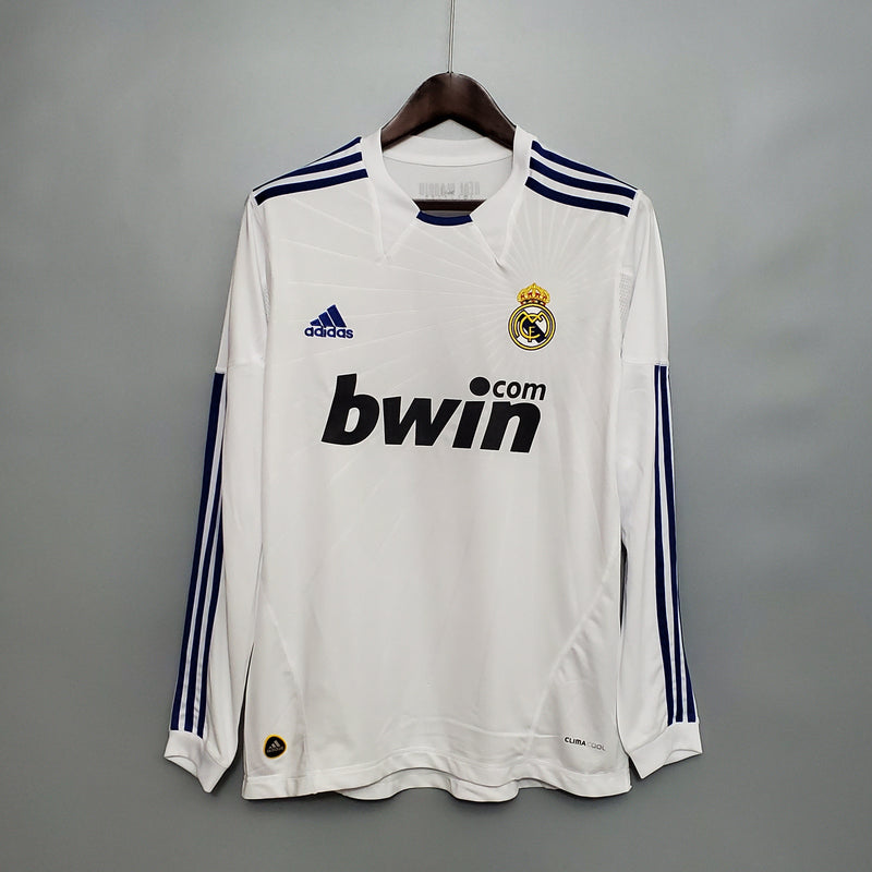 Camisola Manga Longa Real Madrid 10/11 - Branco