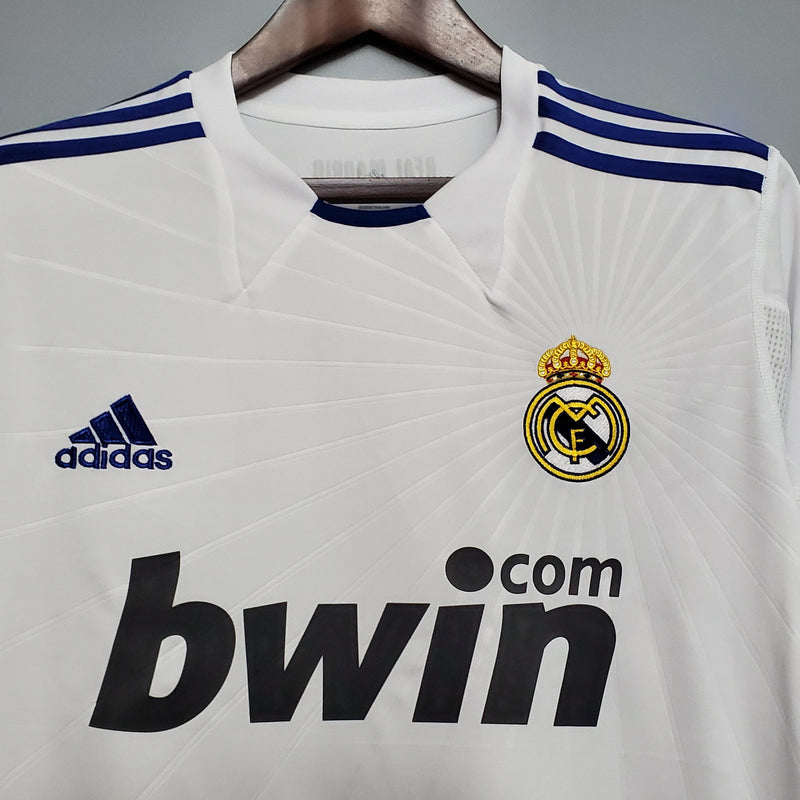 Camisola Manga Longa Real Madrid 10/11 - Branco