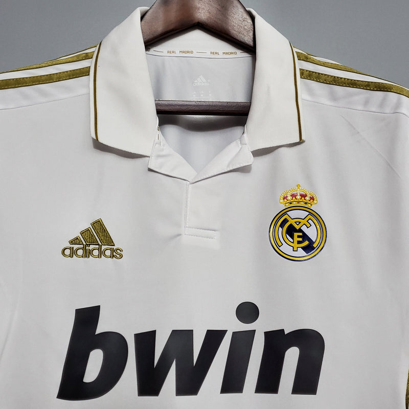 Camisola Manga Longa Real Madrid 11/12 - Branco