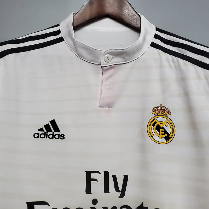 Camisola Manga Longa Real Madrid 14/15 - Branco