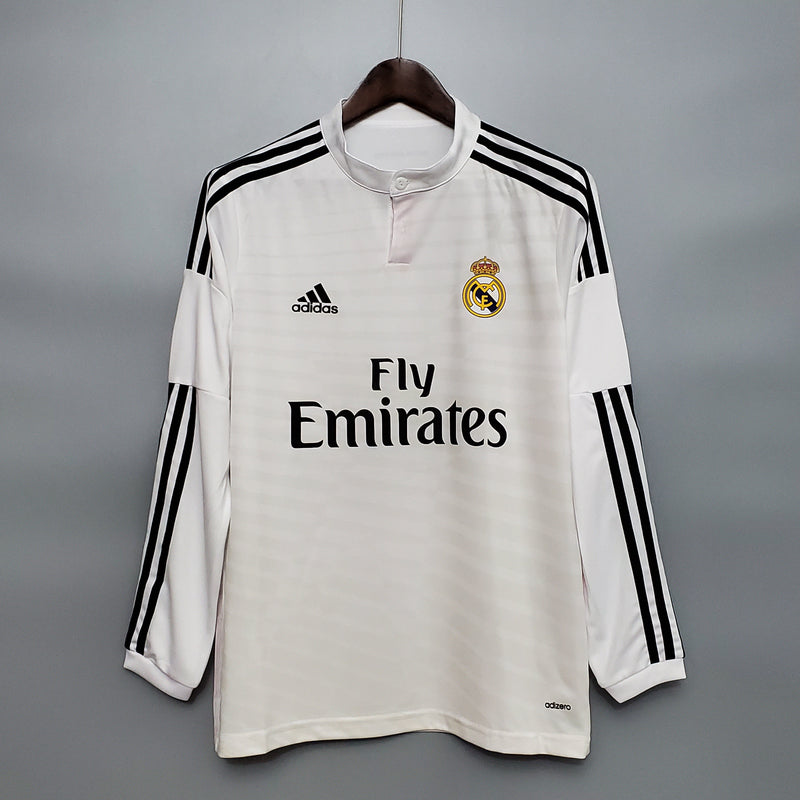 Camisola Manga Longa Real Madrid 14/15 - Branco