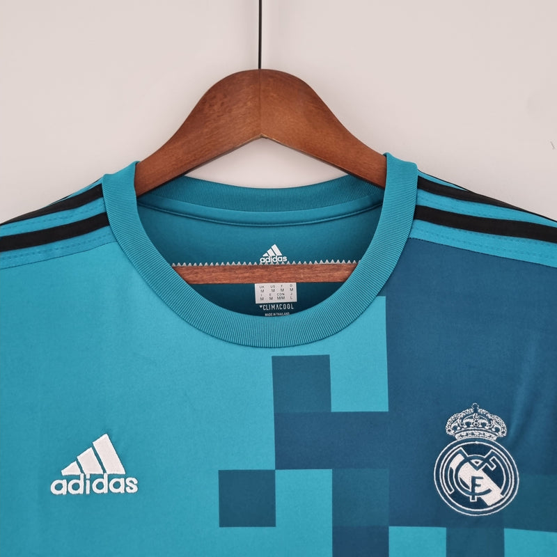 Camisola Manga Longa Real Madrid 17/18 - Azul