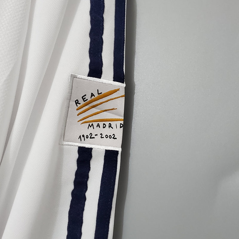 Camisola Manga Longa Real Madrid 2002 - Branco