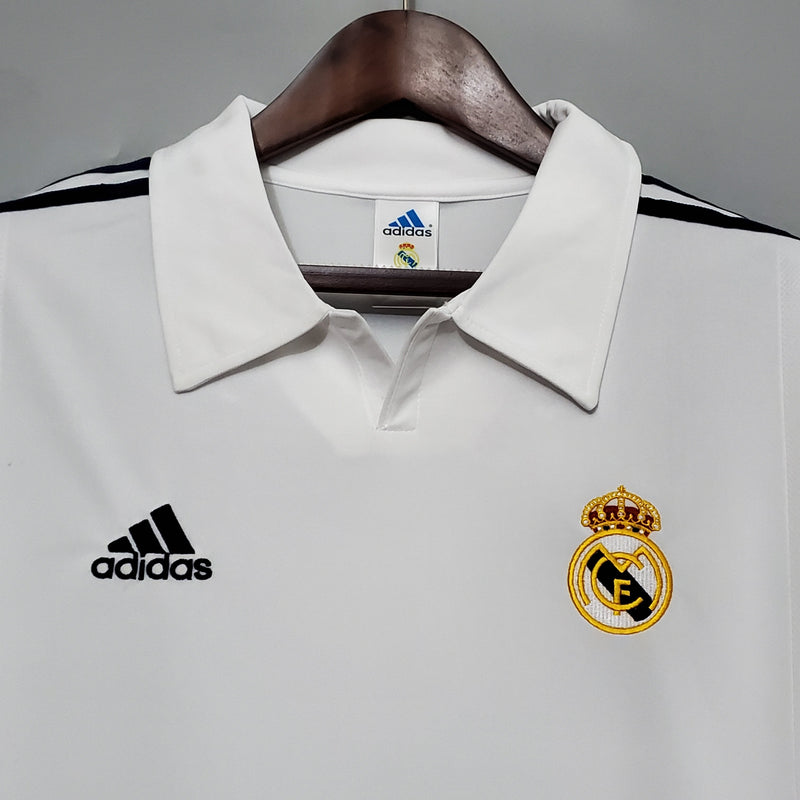 Camisola Manga Longa Real Madrid 2002 - Branco