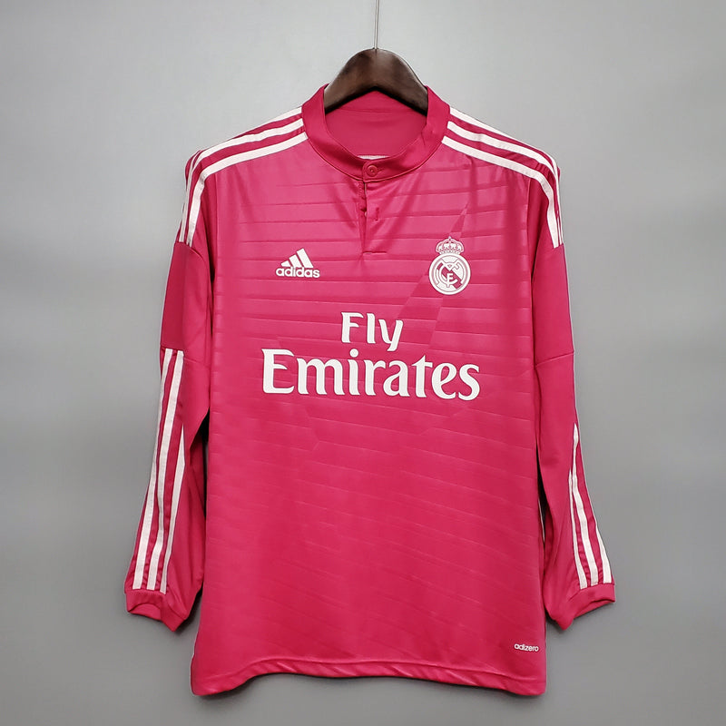 Camisola Manga Longa Real Madrid II 14/15 - Rosa