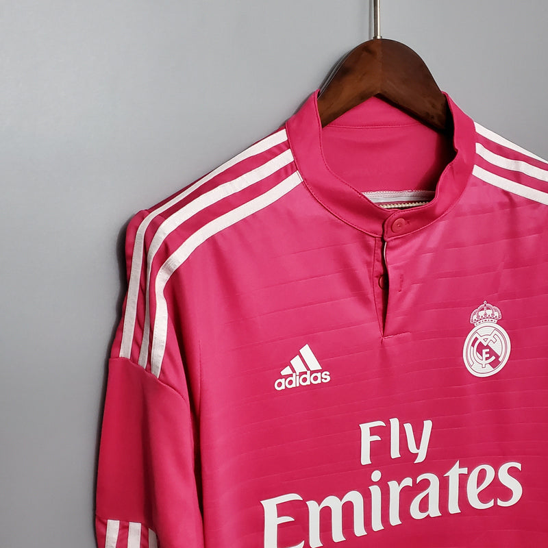 Camisola Manga Longa Real Madrid II 14/15 - Rosa