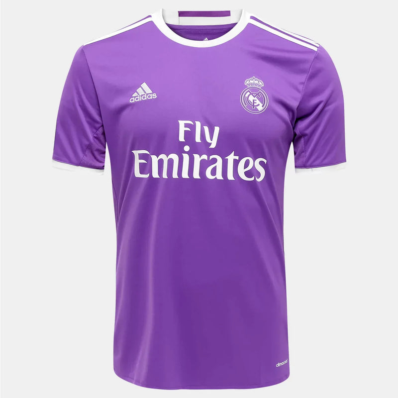 Camisola Real Madrid Retrô II 16/17 - Roxo