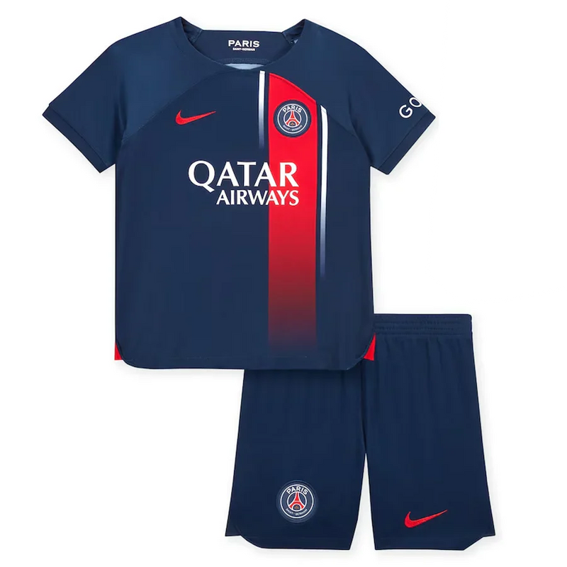 Kit Infantil PSG I 23/24 - Marinho e Vermelho