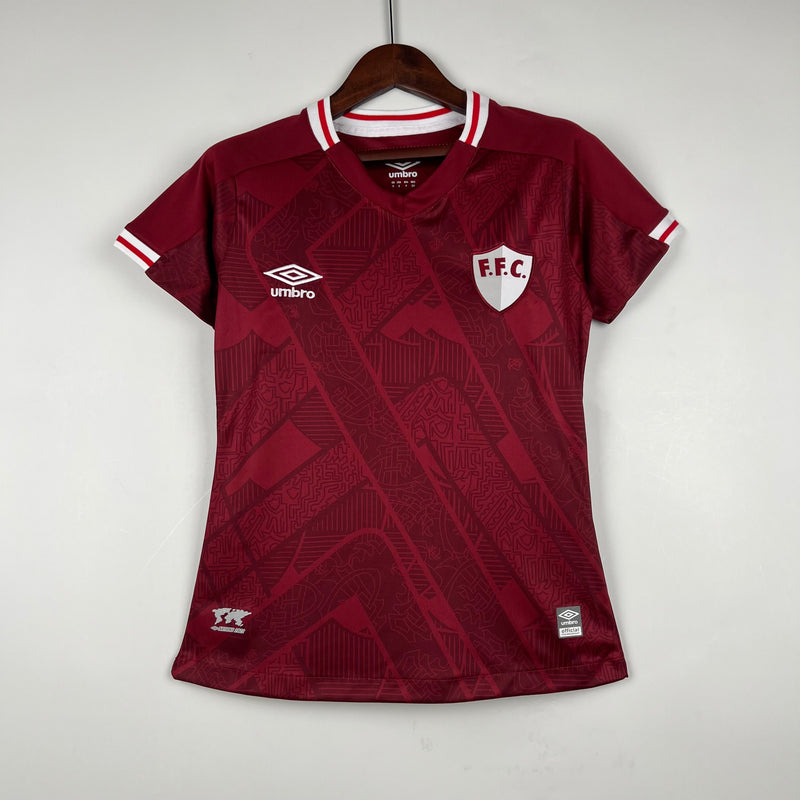 Camisola Feminina Fluminense II 22/23 - Vinho