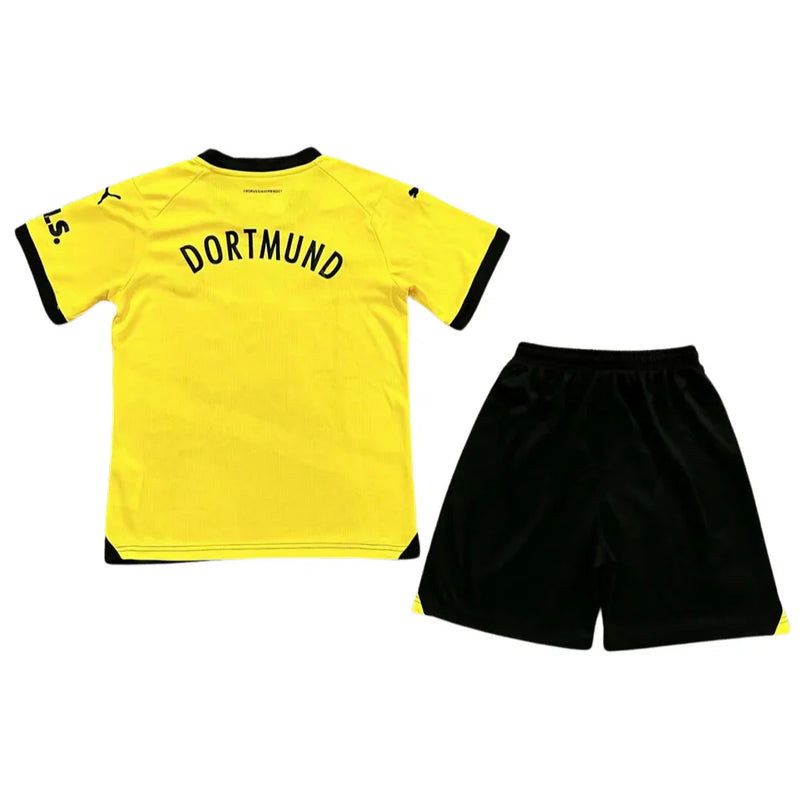 Kit Infantil Borussia Dortmund I 23/24 - Amarelo e preto