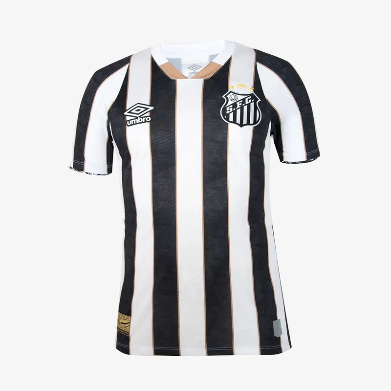 Camisola Santos II 24/25 - Branco e Preto