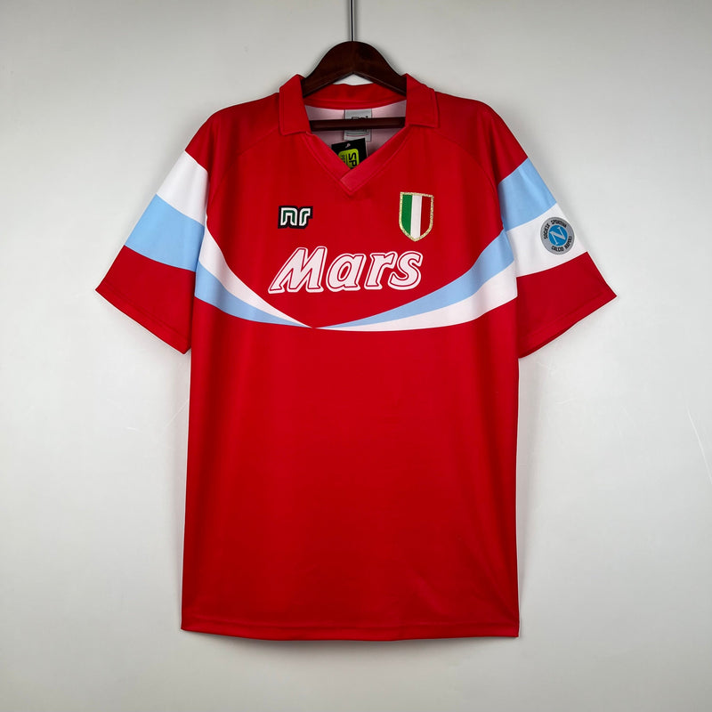 Camisola Napoli Retrô 1990/1991 - Vermelho