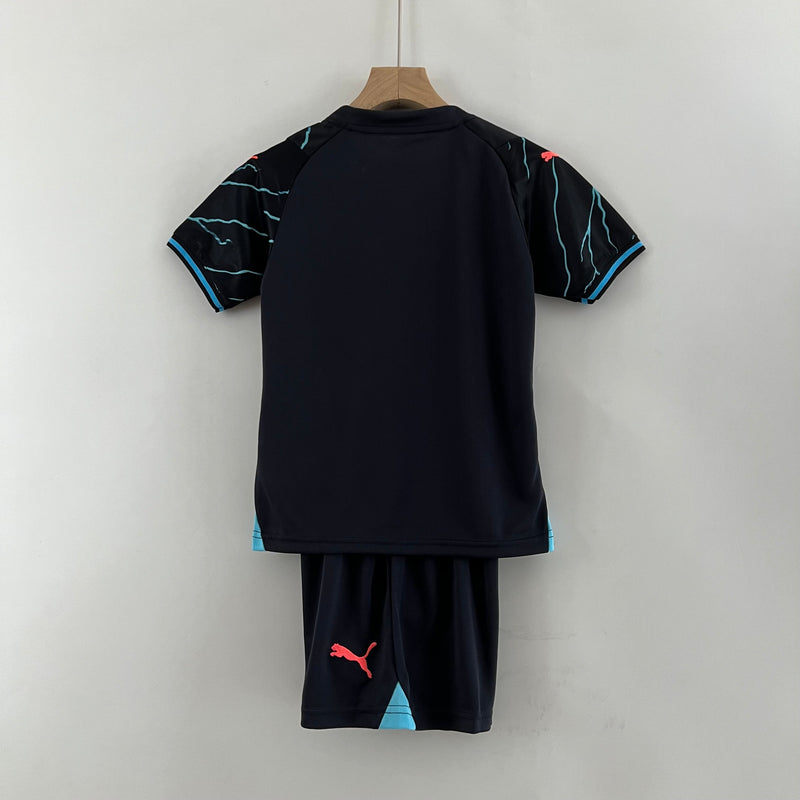 Kit Infantil Manchester City III 23/24