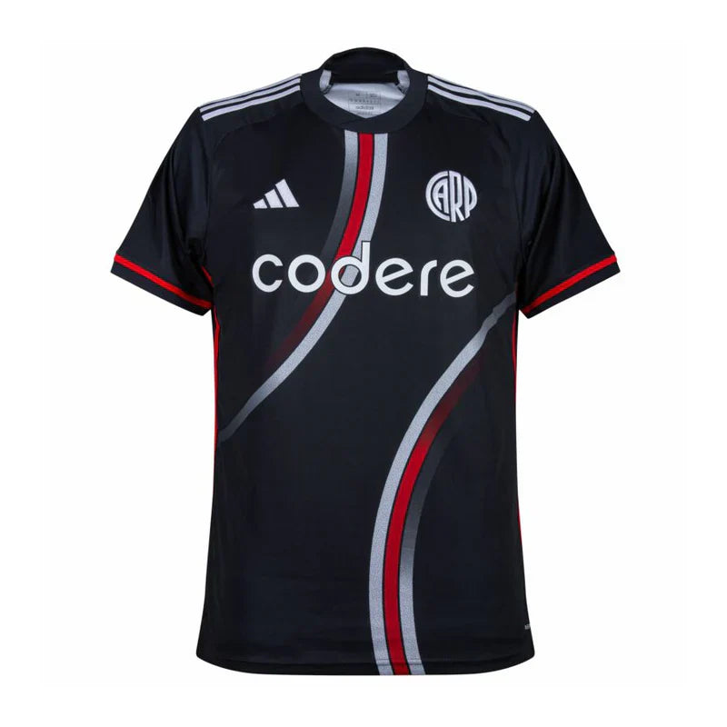 Camisola River Plate III 24/25 - Preto e Vermelho