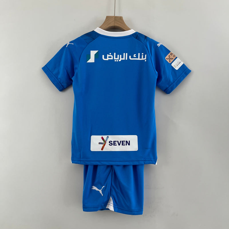 Kit Infantil Al-Hilal I 23/24 - Azul e Branco