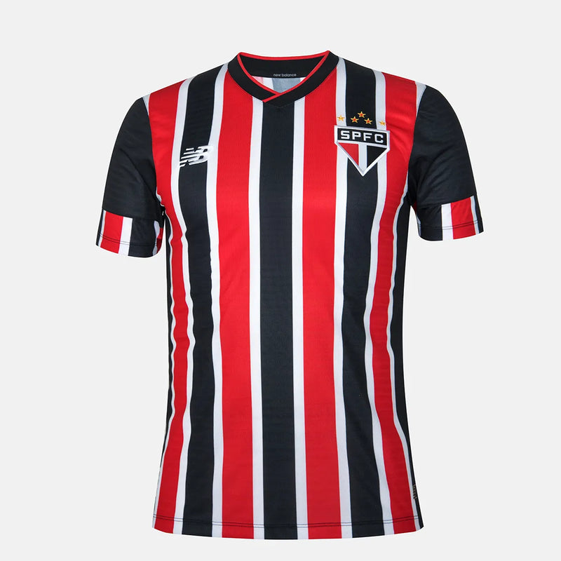 Camisola São Paulo II 2024 - Vermelho e Preto