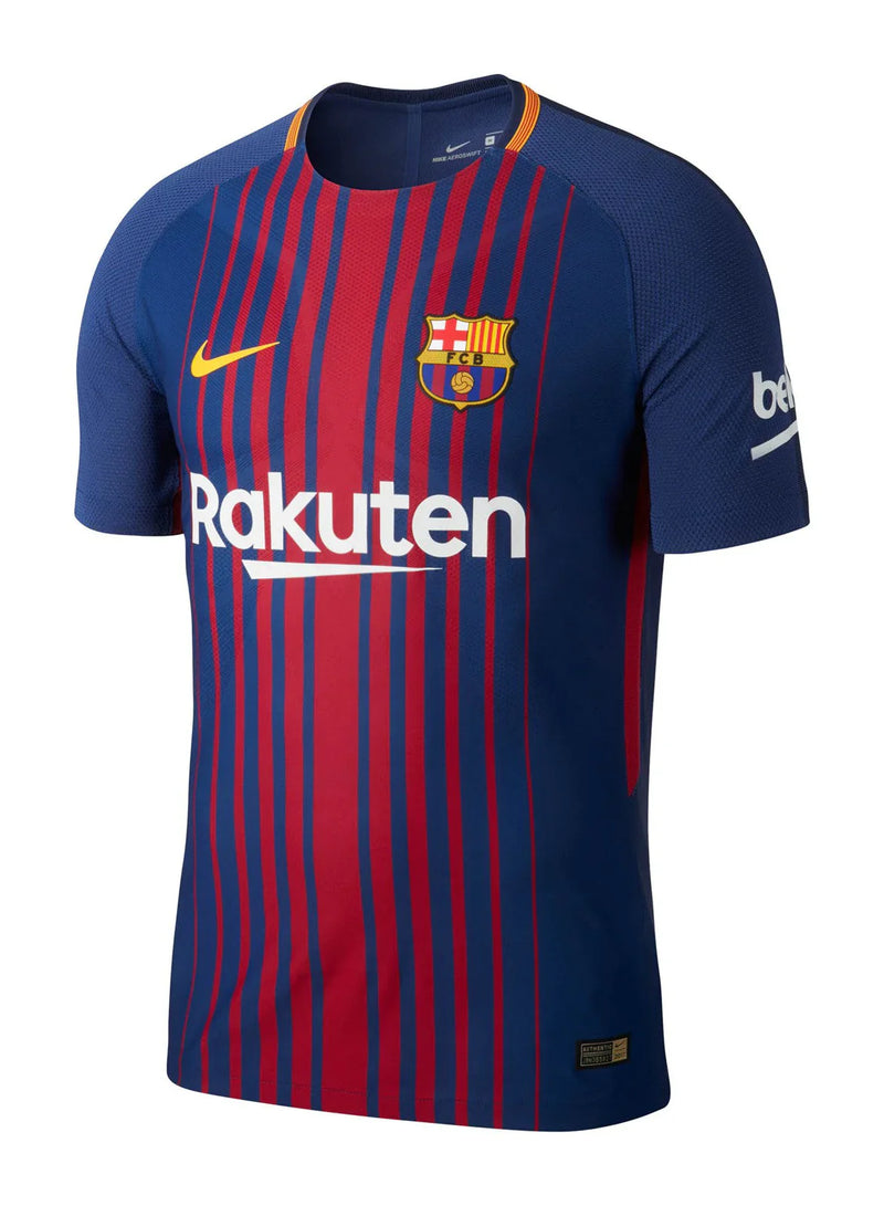 Camisola Barcelona I Retrô 17/18 - Azul