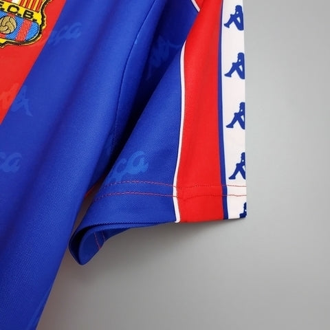 Camisola Barcelona Retrô 1992/1995 - Azul e Vermelha