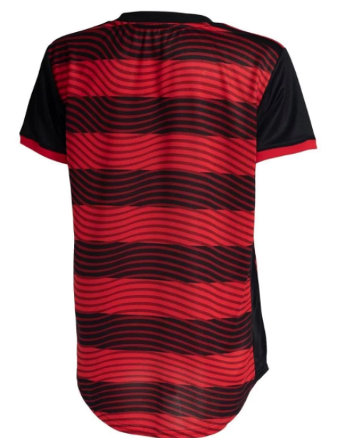 Camisola Feminina Flamengo I 22/23 - Rubro Negro