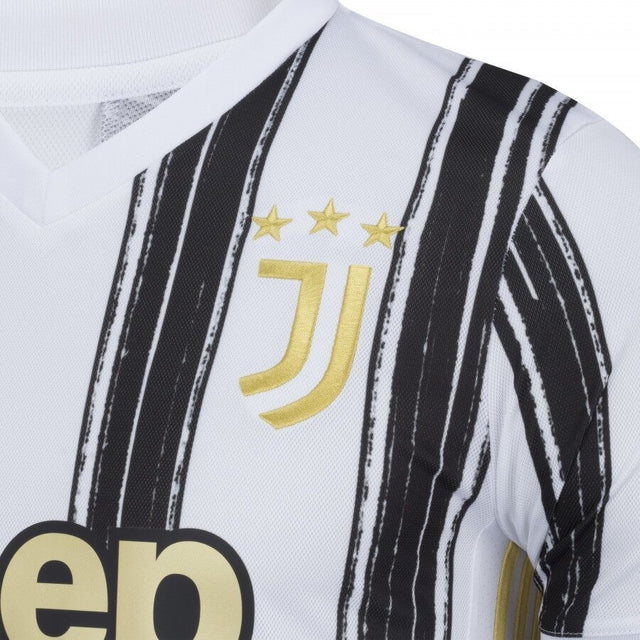 Camisola Juventus I 20/21 - Branco e Preto