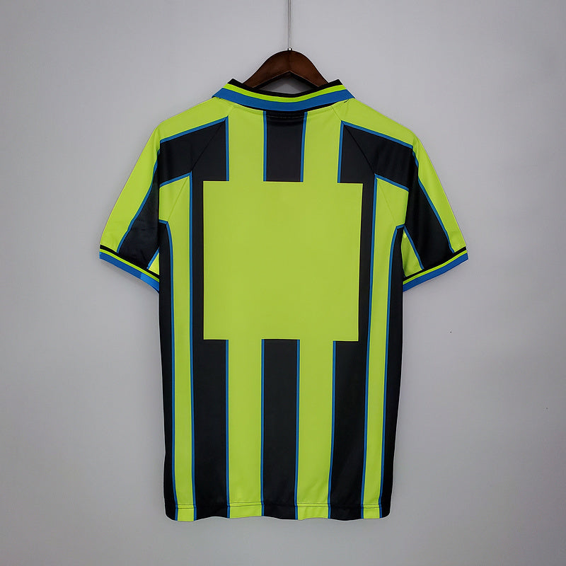 Camisola Manchester City Retrô 1998/1999  - Amarela e Preta