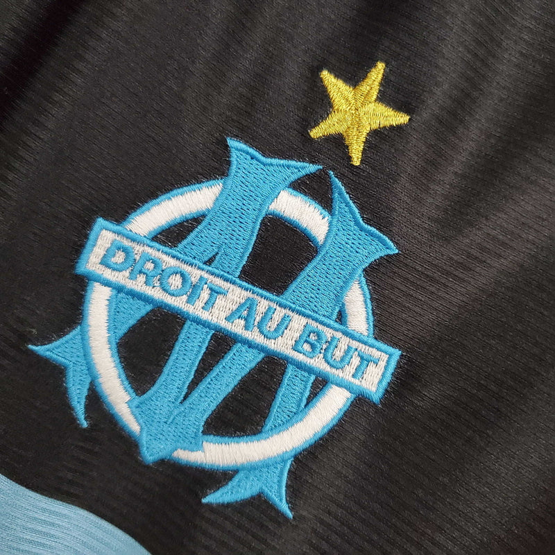 Camisola Marseille Retrô 1999/2000 Preta -