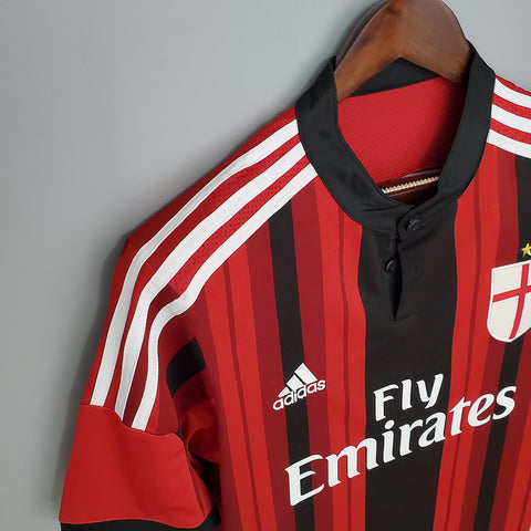 Camisola AC Milan Retrô 2014/2015 - Vermelha e Preta