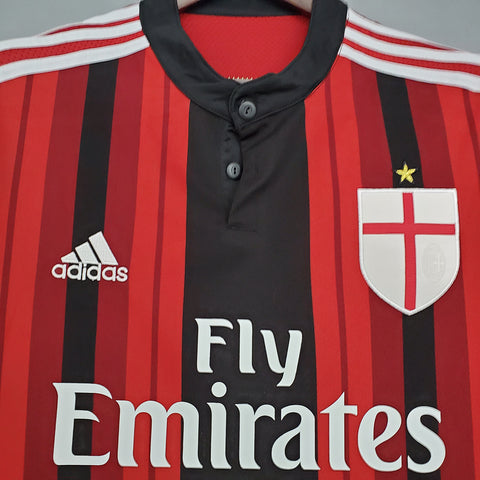 Camisola AC Milan Retrô 2014/2015 - Vermelha e Preta