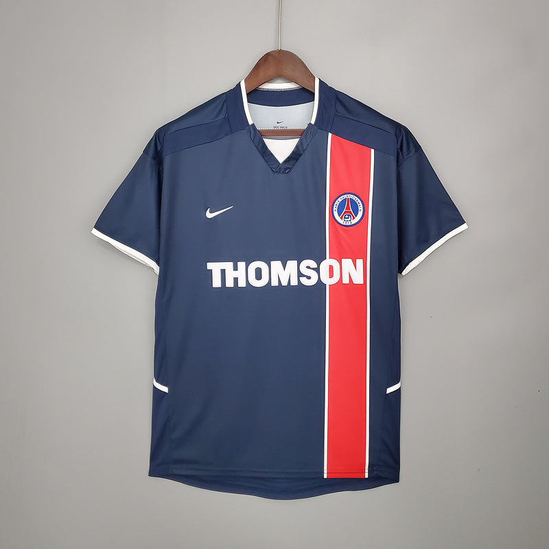 Camisola PSG Retrô 2002/2003 - Azul e Vermelha