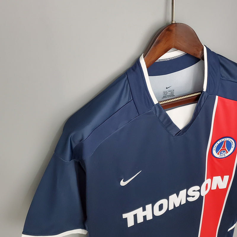 Camisola PSG Retrô 2002/2003 - Azul e Vermelha