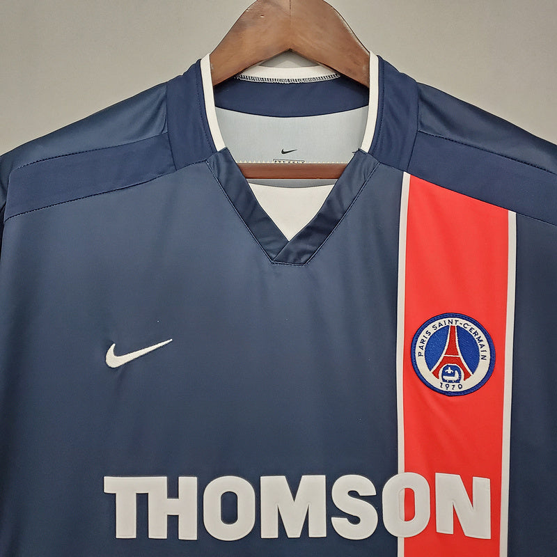 Camisola PSG Retrô 2002/2003 - Azul e Vermelha