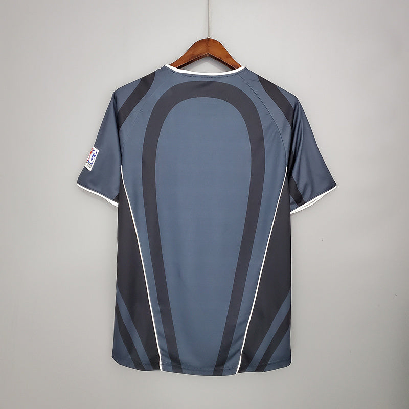 Camisola PSG Retrô 2001/2002 - Cinza e Preta