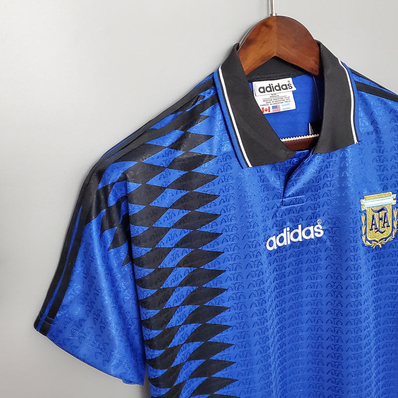 Camisola Seleção Argentina Retrô 1994 Azul -