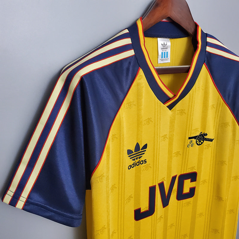 Camisola Arsenal Retrô 1988/1989 - Amarela