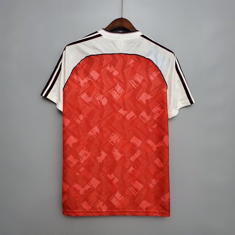 Camisola Arsenal Retrô 1990/1992 - Vermelha