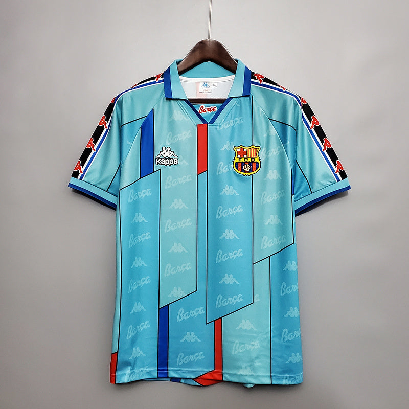 Camisola Barcelona Retrô 1996/1997 - Azul Clara